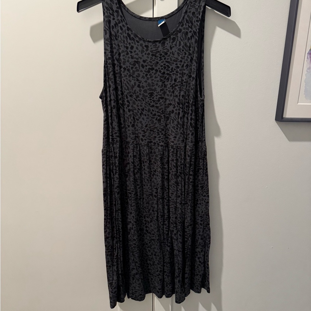 Old Navy Cheetah Print Midi Dress